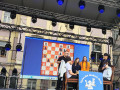 Pódium Živý šach 2026